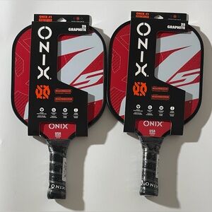 (2) Onix Graphite Z5 Pickleball Paddle - Red